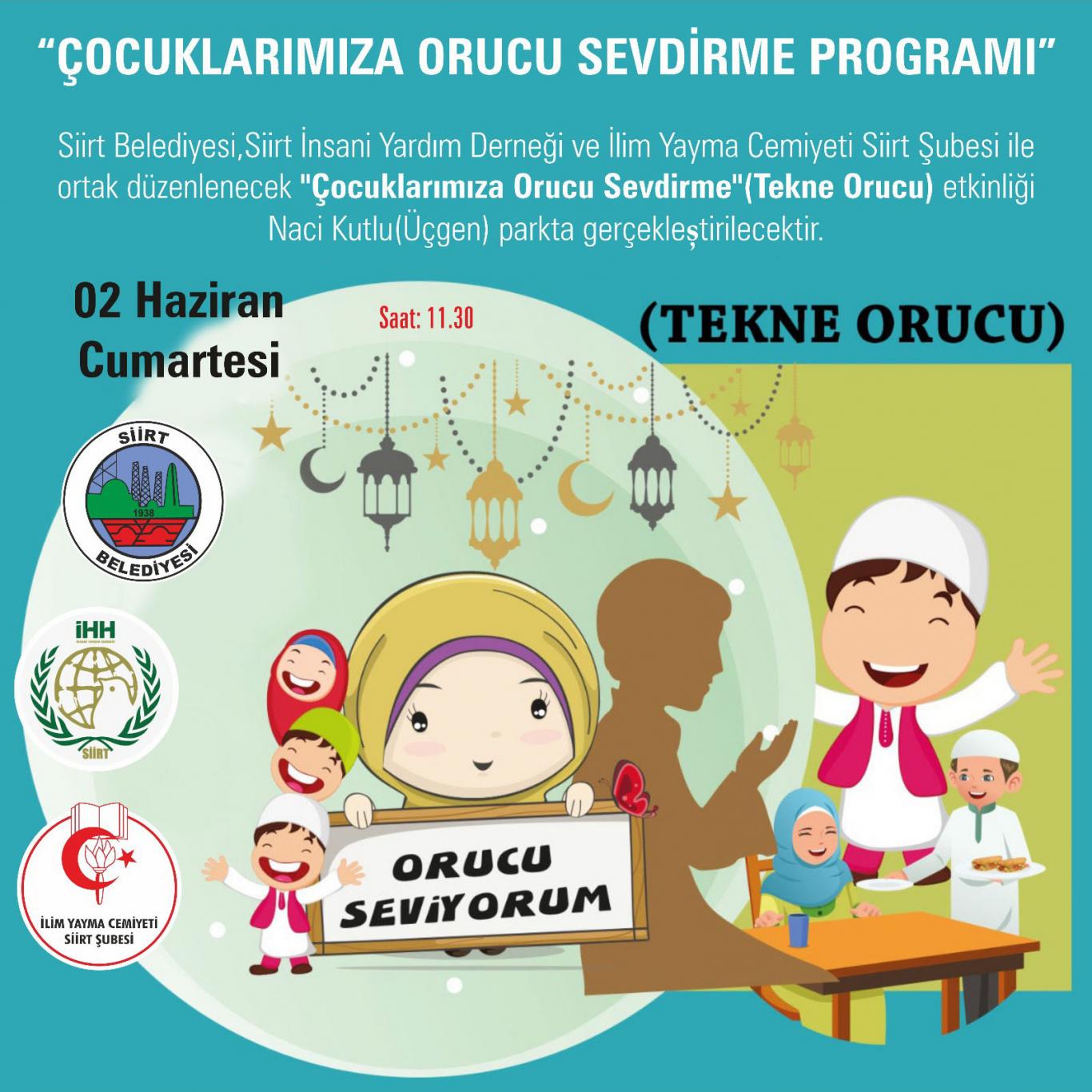 “Tekne Orucu" tutan çocuklara iftar programı “Tekne Orucu" tutan çocuklara iftar programı